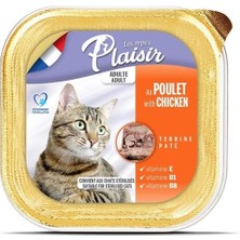 Plaisir Pate Tavuklu Kedi Konservesi 100 gr ( 9ADET)