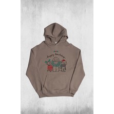 Pull The Hood Unisex Oversize Howliday Kapüşonlu Sweatshirt