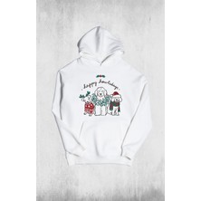 Pull The Hood Unisex Oversize Howliday Kapüşonlu Sweatshirt