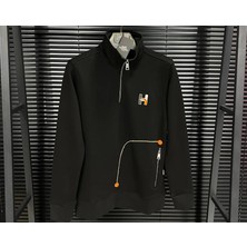Armani Hermes Yarım Fermuarlı Sweatshirt