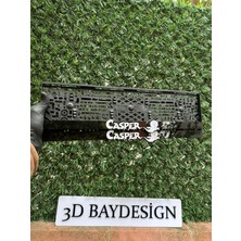 3D Bay Design Casper Pleksi Plakalık  2 Adet Büyük