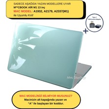 McStorey Macbook Air M1 Kılıf 13inç Kristal Parlak A2337 A2179 A1932 ile Uyumlu