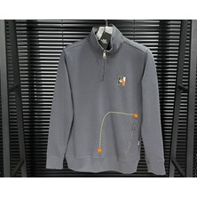 Hermes Yarım Fermuarlı Sweatshirt