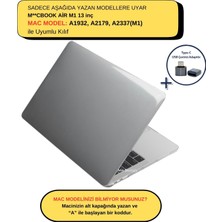 McStorey Macbook Air M1 Kılıf 13inç Kristal Parlak A2337 A2179 A1932 ile Uyumlu