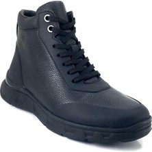 Libero 4884 Günlük HakikiDeri Fermuarlı Erkek Bot-Siyah