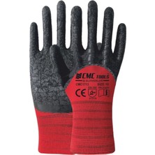 Cmc Tools Eldiven Latex 3/4 Kırmızı-Siyah CMC1713 12 Adet