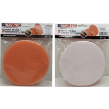 Bay-Tec Pasta Polisaj Süngeri Cırtlı Ped MK0225-8 (1 Adet)