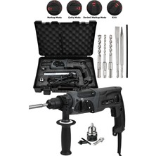 Assur Plus Extra Güçlü Metal Şanzıman Profesyonel Kırıcı Delici Hilti Matkap 850 W Siyah