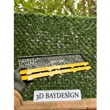 3D Bay Design Supreme Pleksi Plakalık  2 Adet Büyük