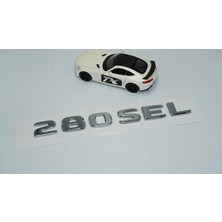 Dk Tuning 280 Sel Bagaj Krom Abs 3m 3D Yazı Logo Benz Ile Uyumlu