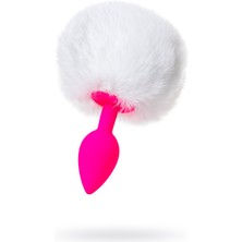 Ada Marketing Sweet Bunny Kuyruklu Anal Plug Silikon Pembe 13 cm Çap 2,8 cm 43 G