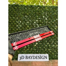 3D Bay Design Marvel Pleksi Plakalık  2 Adet Büyük