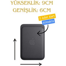 L'edoren Apple Iphone Uyumlu Telefon Arkası Magsafe Cüzdan Kartlık Ios 12/13/14/15