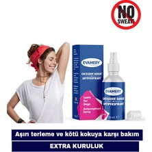 Evamery Terleme Önleyici Antiperspirant Sprey Iz Bırakmaz - Gün Boyu Kuruluk El Ayak ve Koltuk Altı 50 ml