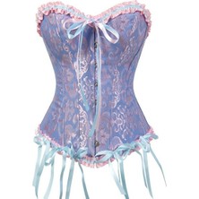 Korse Kadın Bağcıklı Korse Gelin Gotik Victorian Vintage Korse Büstiyer Üstler (Yurt Dışından)
