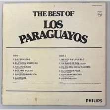 Los Paraguayos The Best Of Los Paraguayos Lp Plak (Orjinal 1970 Dönem Türk Baskı)