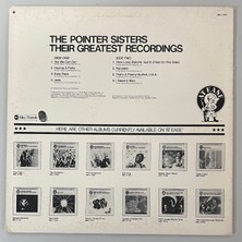 Pointer Sisters Their Greatest Recordings Lp Plak (Orjinal 1978 Dönem Avrupa Baskı)