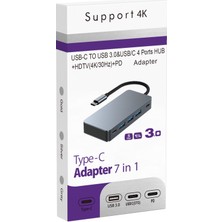 Beautifyy USB Hub3.2 Yerleştirme Istasyonu Type-C Tip Hd+Dp+Vga Üç Ekran Diferansiyel Ekran Mst Çok Ekranlı (Yurt Dışından)