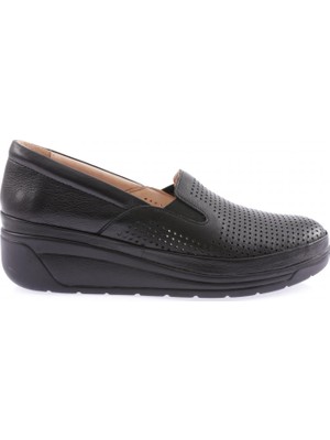 DGN 3536 Kadın Lazerli Kalin Taban Comfort Ayakkabı