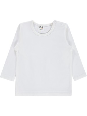 Civil Baby Kız Bebek Sweatshirt 6-18 Ay Beyaz