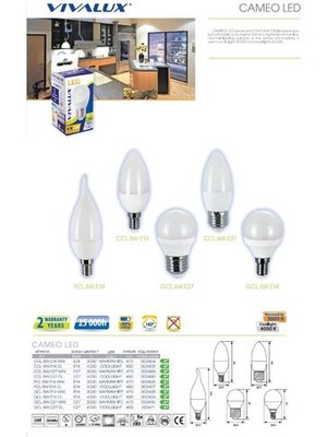 Htun 3 Paket Lux Cameo LED Mini Küre Klasik Büyük Edison Vida Ampul 6 W E27 LED Ampul, 6 W, E27, 230 V, Mini Küre (Yurt Dışından)