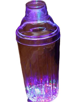 Htun 1 Adet Yanıp Sönen LED Light Up Cocktail Shakerled Strobing Kokteyl Çalkalayıcı | Martini Çalkalayıcı | Kokteyl Shakermartini Kokteyl Çalkalayıcı (Yurt Dışından)