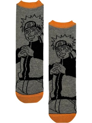 Giyimod Lisanslı Giyimod Naruto Giyimod Erkek Çocuk Çorap Üçlü Set NRT11