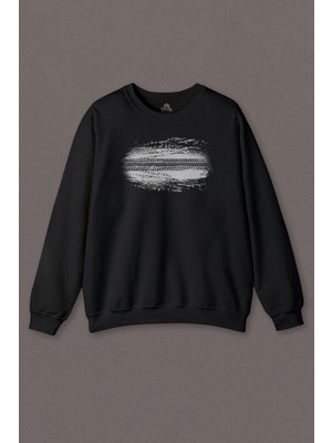 So Cool Eat Sleep Drift Repeat Race Drive Drift Siyah Baskılı Sweatshirt