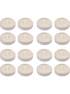 Hellove Kokusuz Küçük Renkli Mum 16 Lı Tealight Mum Dekoratif Mum