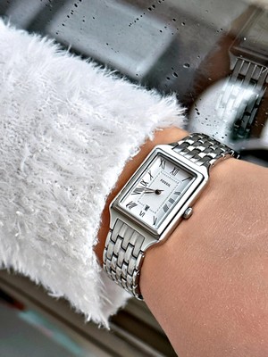 Fossil Kadın Kol Saati Gri Çelik Kasa 5 ATM Suya Dayanıklı Analog 35 mm