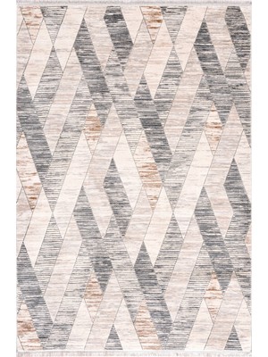 Halı Sepeti Sofia 1906 Vizon Kolay Temizlenen Yumuşak Dokulu Kaymaz Toz Tutmaz Halı Yolluk