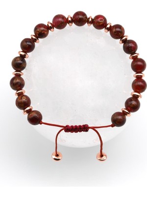 Alibaba Doğaltaş Murano Yıldız Taşı Doğal Taş Makrome Örme Bileklik