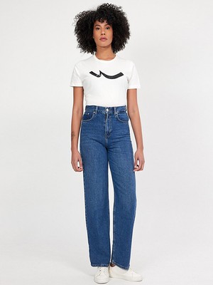 LTB Kadın  Vıonne Geniş Paça Yüksek Bel Jean Pantolon