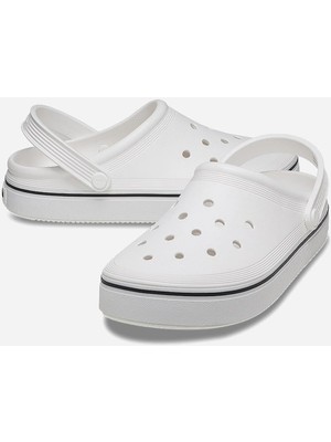 Crocs Off Court Clog Unisex Beyaz Terlik 208371-100