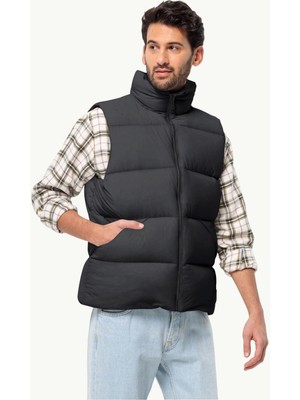 Jack Wolfskin Roemertor Vest M Erkek Siyah Yelek 1207441-6350