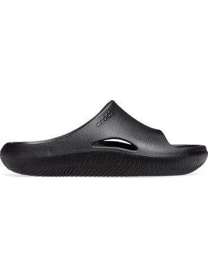 Crocs Mellow Slide Siyah Terlik Günlük Kullanım için Düz Topuklu Silikon Tasarım 208392-1