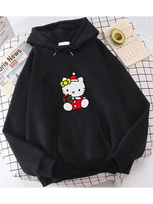 Populus Hello Kitty Sürpriz Kapşonlu Sweatshirt