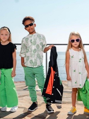 Jacklions Erkek Çocuk Hakim Yaka Ananas Gömlek