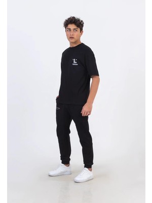 Zekids Erkek Çocuk Pamuklu Oversize Tshirt