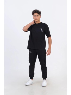 Zekids Erkek Çocuk Pamuklu Oversize Tshirt