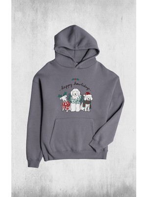 Pull The Hood Unisex Oversize Howliday Kapüşonlu Sweatshirt