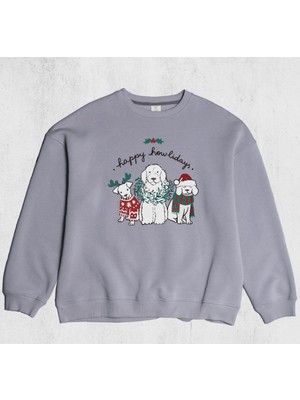 Pull The Hood Unisex Oversize Howliday Sweatshirt