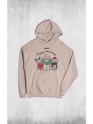 Pull The Hood Unisex Oversize Howliday Kapüşonlu Sweatshirt