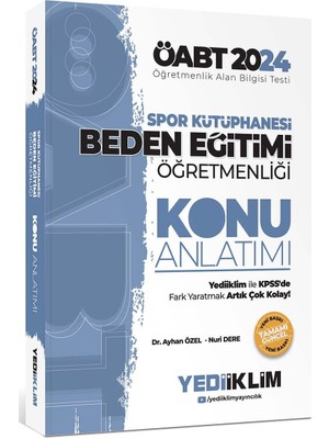 Yediiklim Yayınları 2024 ÖABT Spor Kütüphanesi Beden Eğitimi Öğretmenliği Konu Anlatımı