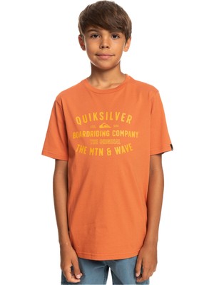 Quiksilver Qs Surf Lockup Yth Erkek Çocuk Turuncu Tişört