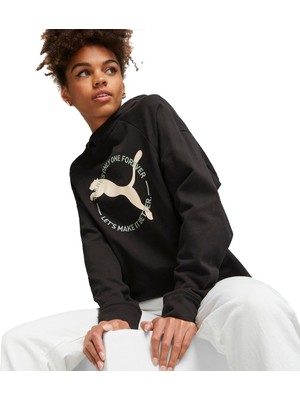Puma Better Sportswear Kadın Siyah Günlük Stil Sweatshirt 67606801