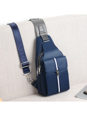 Navcon Göğüs Çantası Omuz Crossbody Çanta Göğüs Çantası Çok Fonksiyonlu Küçük Sırt Çantası (Yurt Dışından)