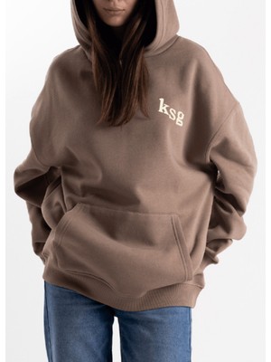 Pull The Hood Unisex Oversize Ksg Kapüşonlu Sweatshirt