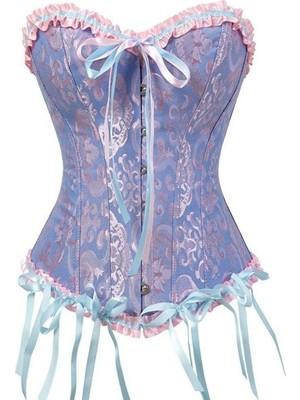 Korse Kadın Bağcıklı Korse Gelin Gotik Victorian Vintage Korse Büstiyer Üstler (Yurt Dışından)