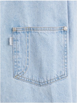 Silver Tab™ Oversized 1 Pocket Gömlek